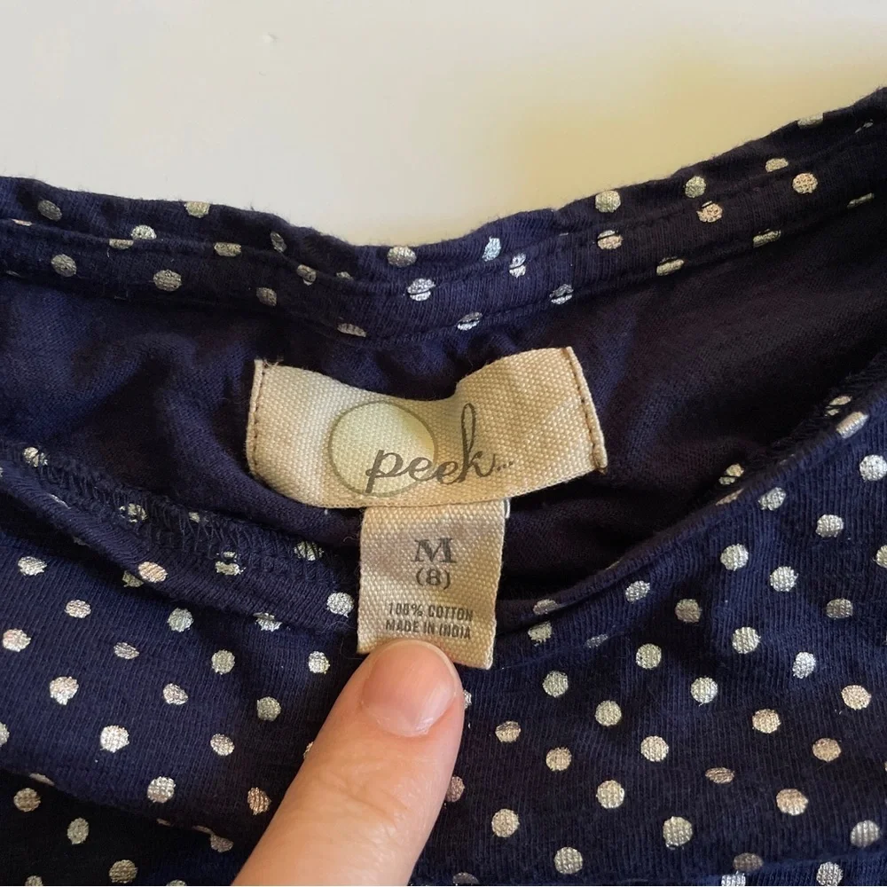 Peek Polka Dot Ruffle Top